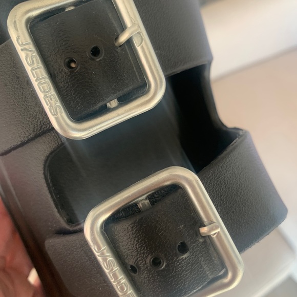 J/Slides Black Platform worn once - Picture 3 of 10